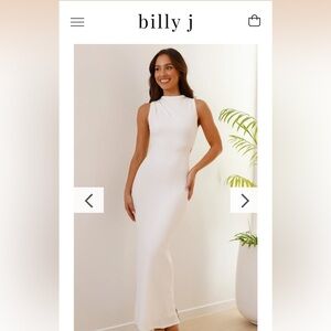 Billy J white dress. AU size 8/US size 4.